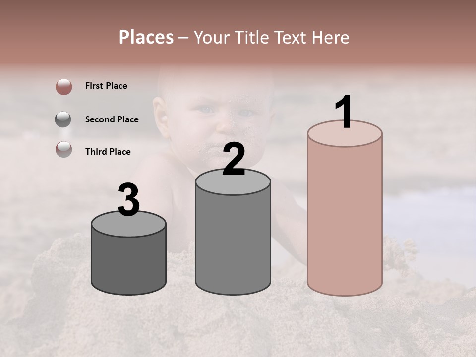 Ocean Beach Eat PowerPoint Template