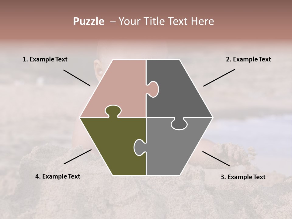 Ocean Beach Eat PowerPoint Template