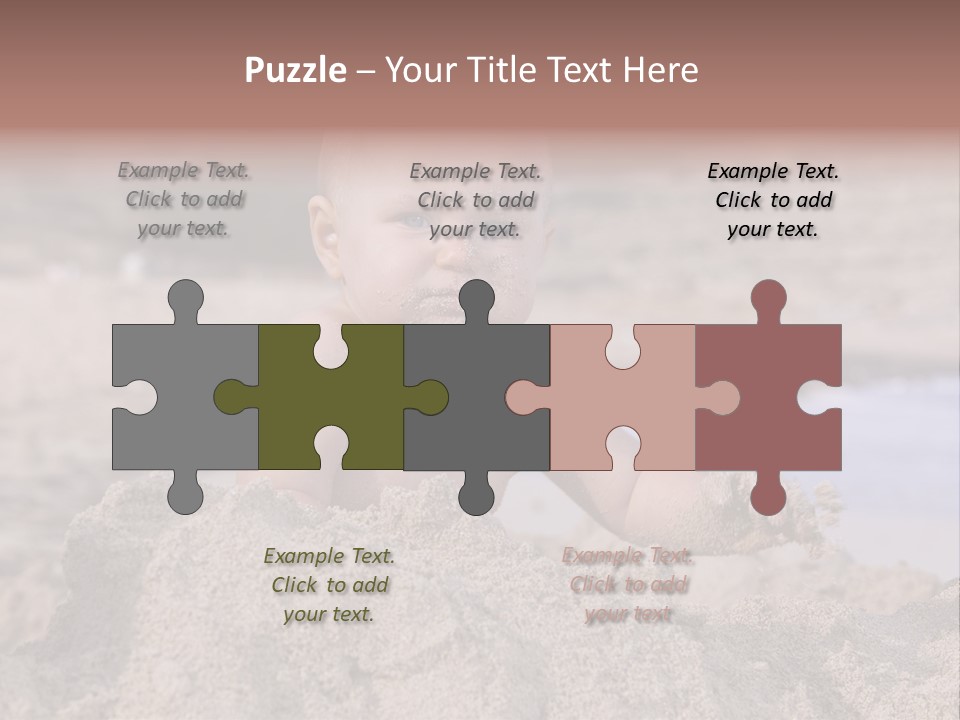 Ocean Beach Eat PowerPoint Template