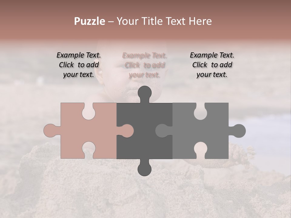 Ocean Beach Eat PowerPoint Template