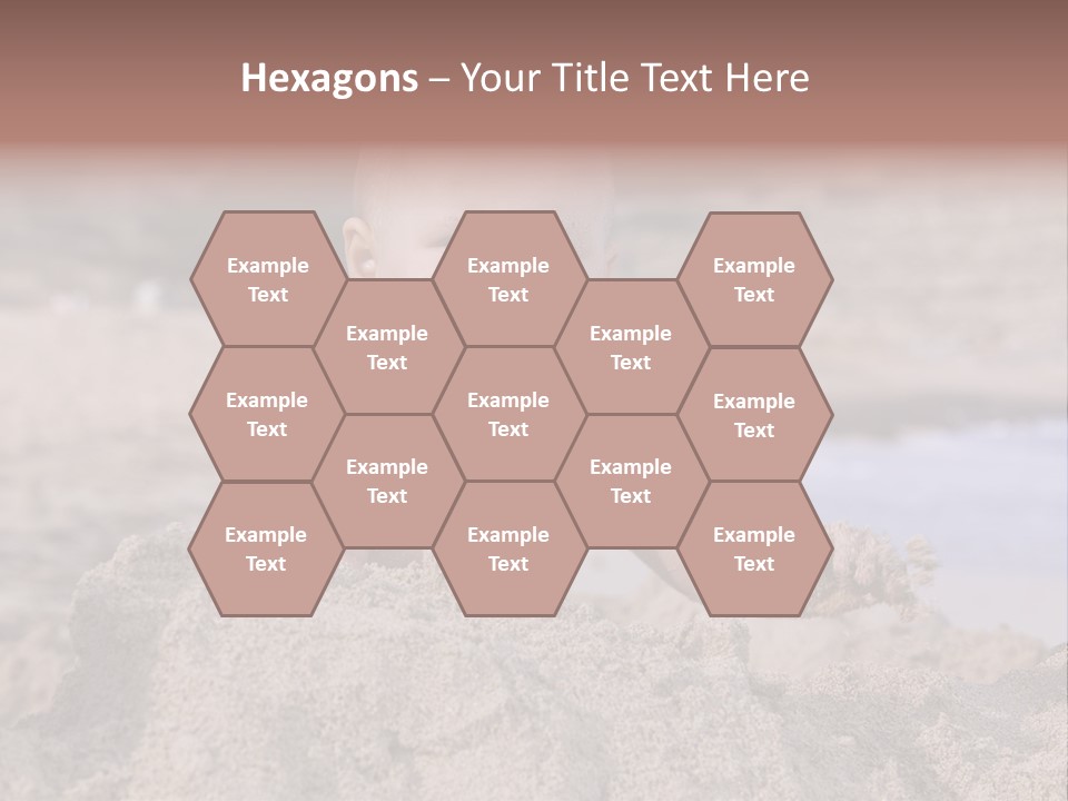 Ocean Beach Eat PowerPoint Template