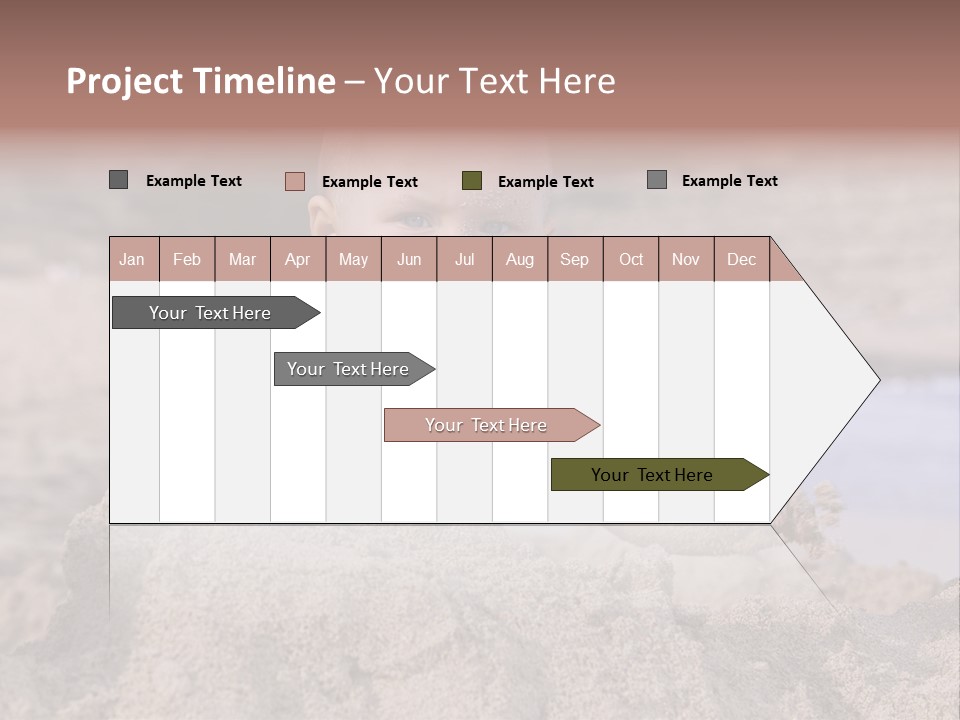 Ocean Beach Eat PowerPoint Template