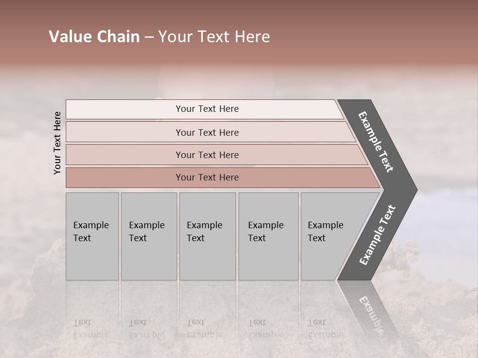 Ocean Beach Eat PowerPoint Template