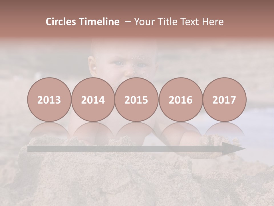 Ocean Beach Eat PowerPoint Template