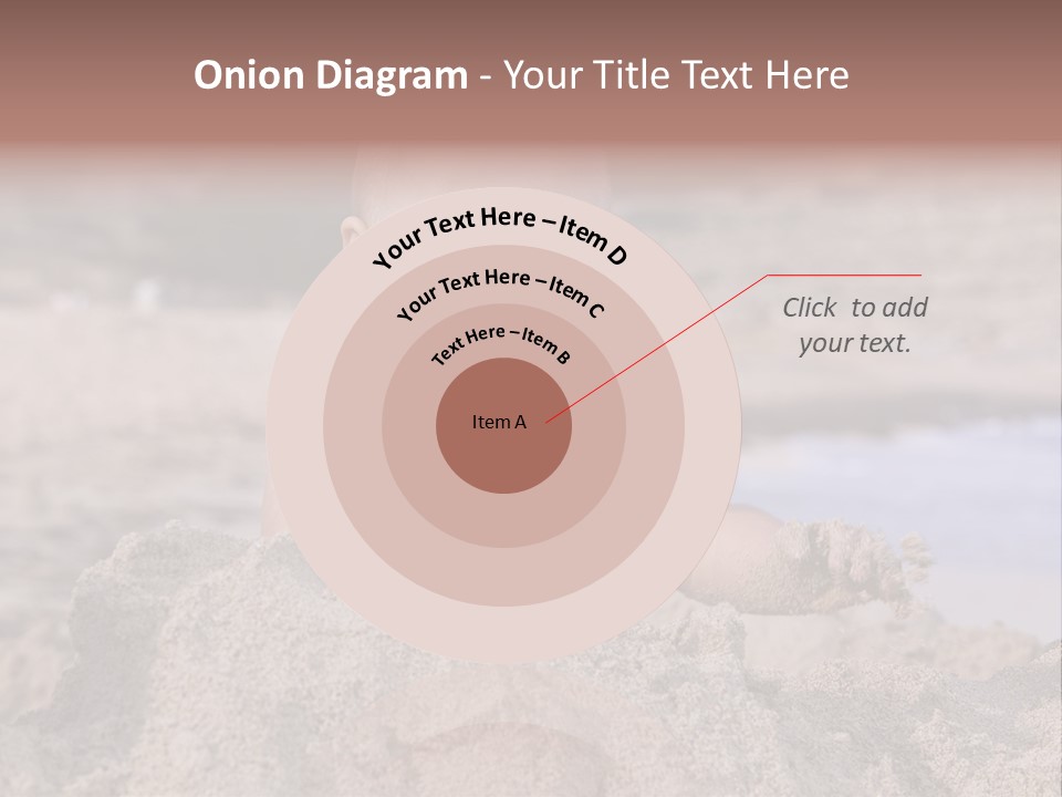 Ocean Beach Eat PowerPoint Template