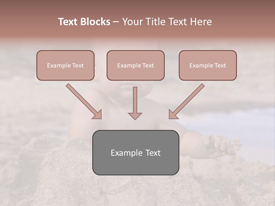 Ocean Beach Eat PowerPoint Template