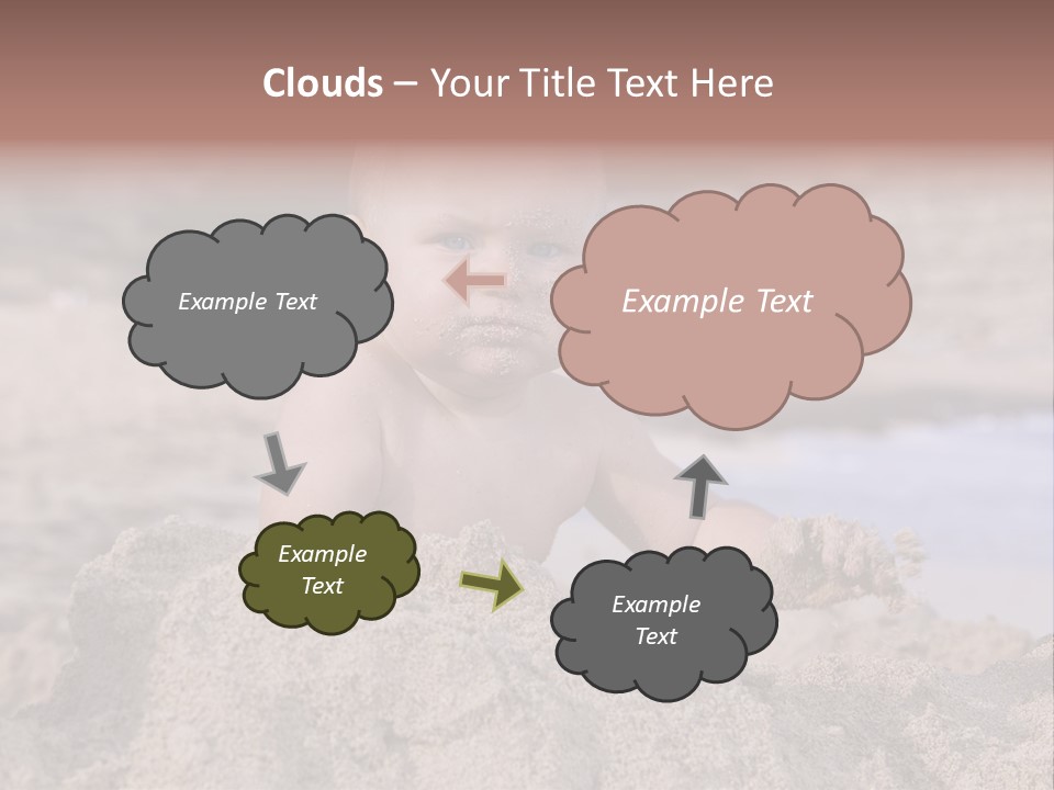 Ocean Beach Eat PowerPoint Template