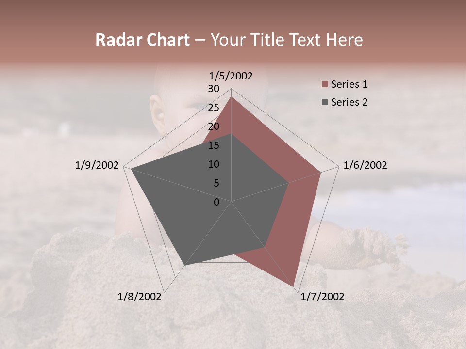 Ocean Beach Eat PowerPoint Template