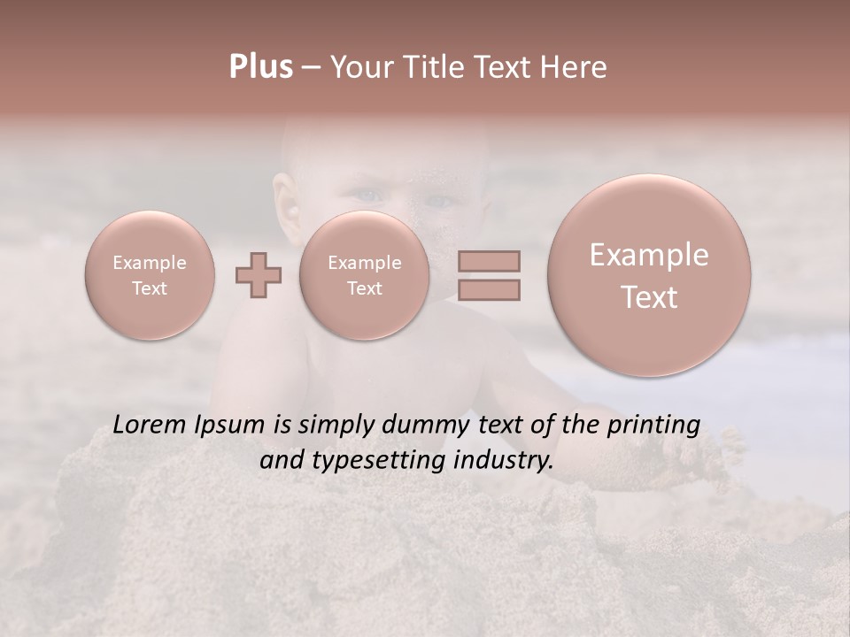 Ocean Beach Eat PowerPoint Template
