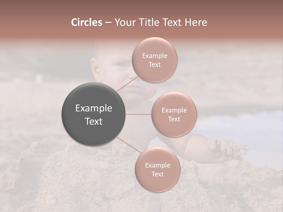 Ocean Beach Eat PowerPoint Template