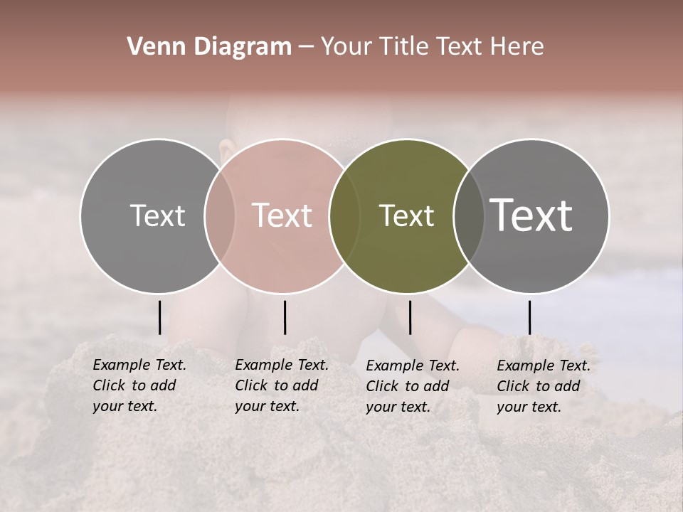 Ocean Beach Eat PowerPoint Template