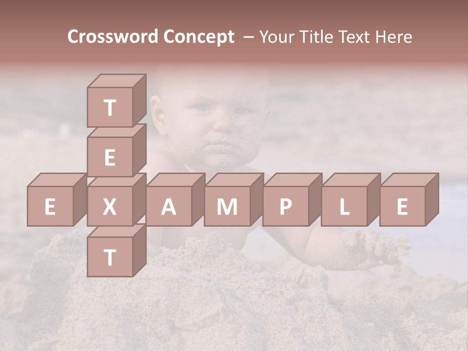 Ocean Beach Eat PowerPoint Template