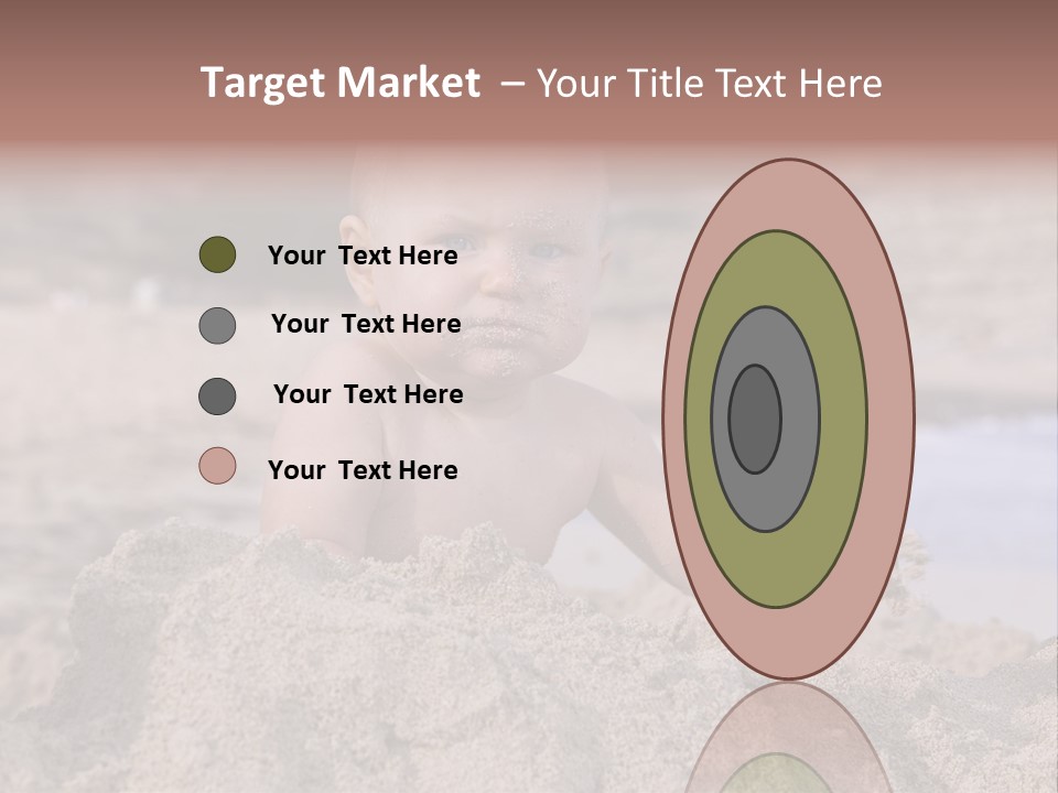 Ocean Beach Eat PowerPoint Template