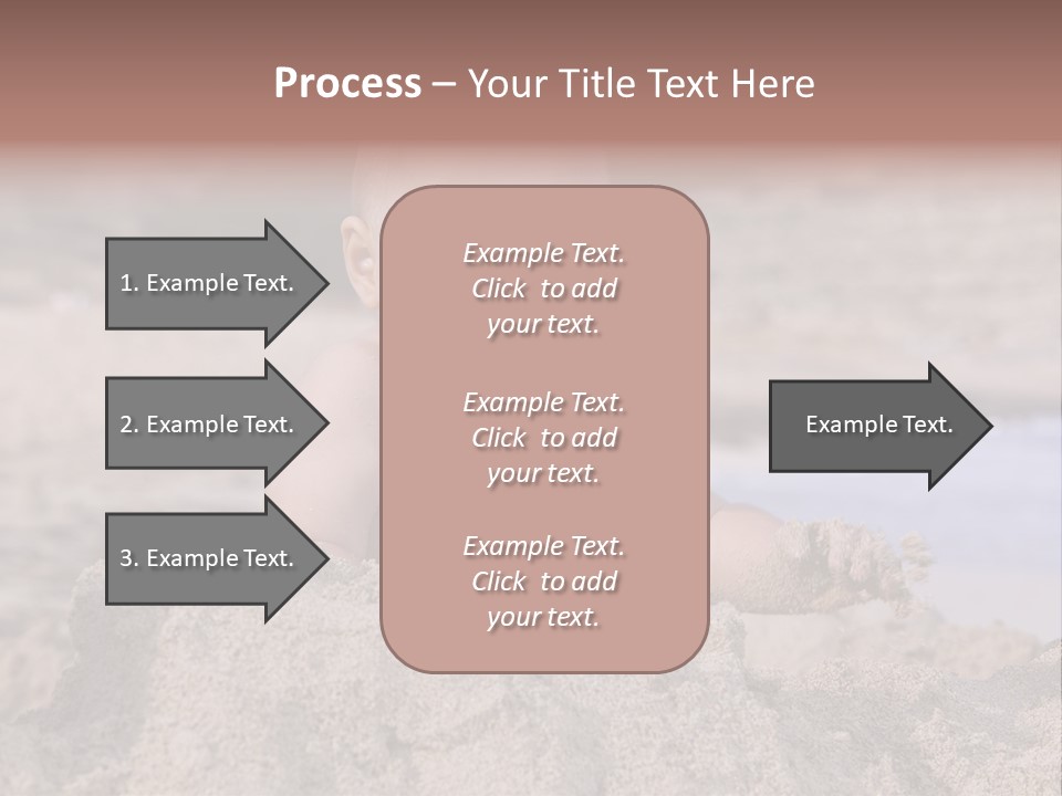 Ocean Beach Eat PowerPoint Template
