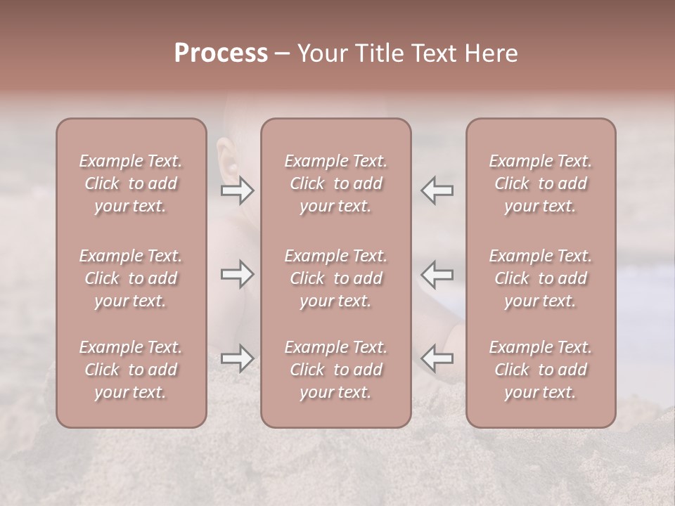 Ocean Beach Eat PowerPoint Template
