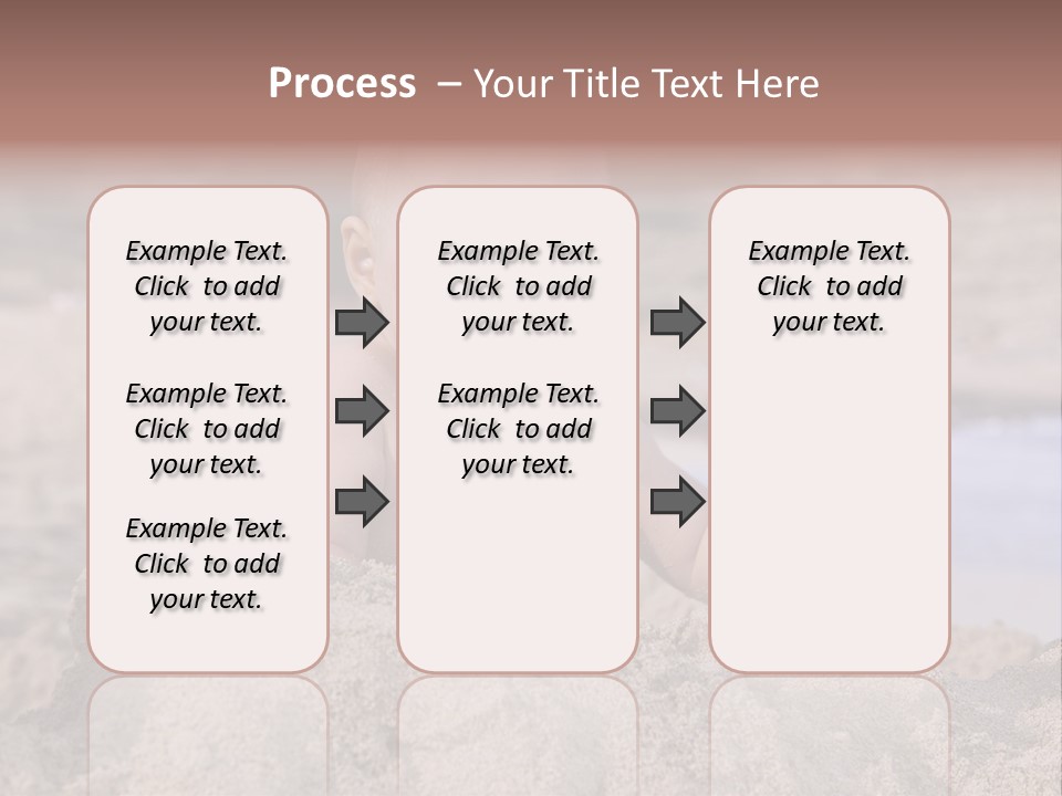 Ocean Beach Eat PowerPoint Template