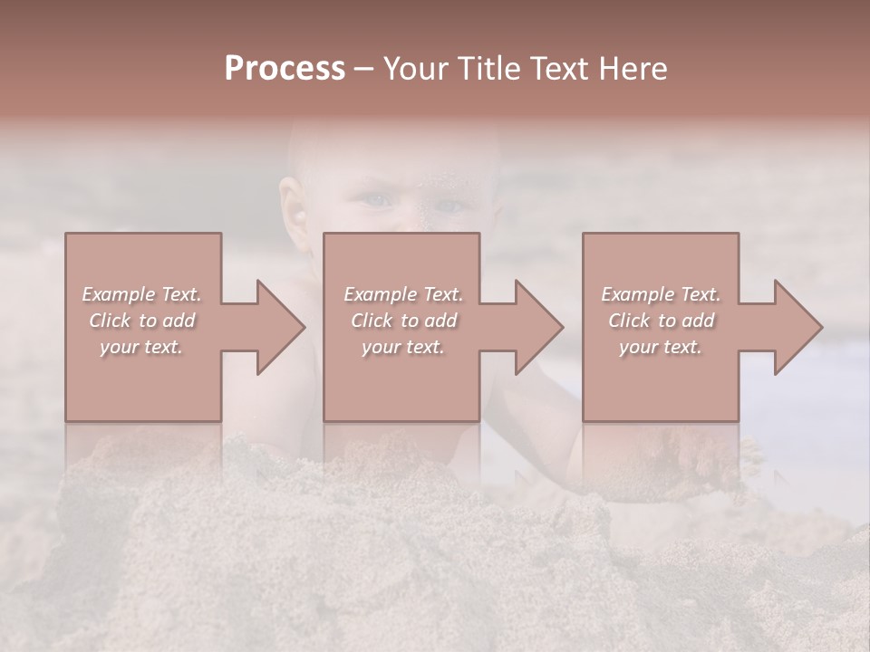 Ocean Beach Eat PowerPoint Template