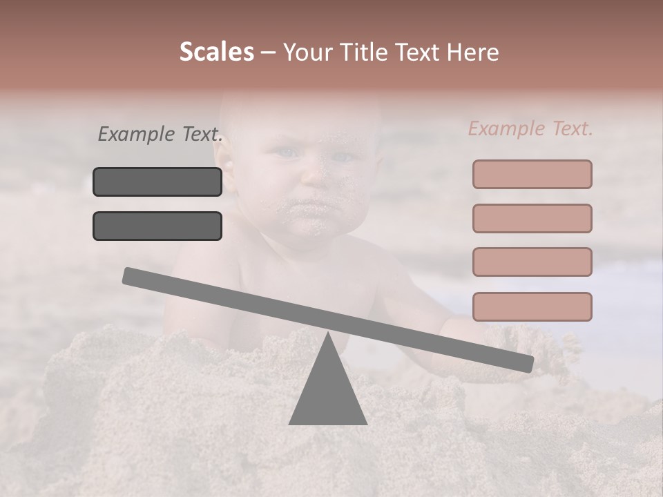 Ocean Beach Eat PowerPoint Template