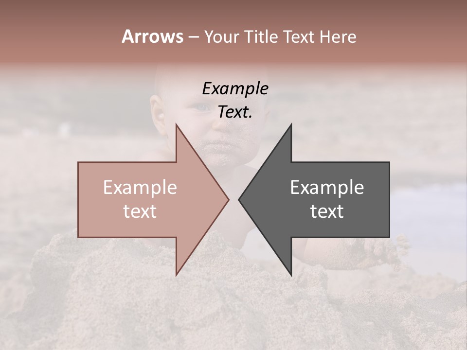 Ocean Beach Eat PowerPoint Template