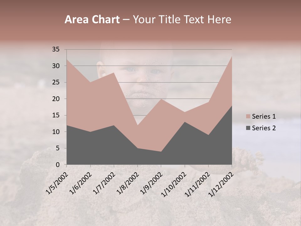 Ocean Beach Eat PowerPoint Template