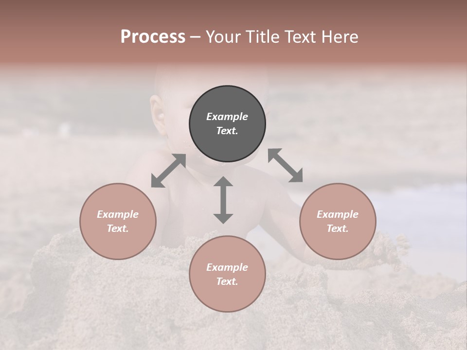 Ocean Beach Eat PowerPoint Template