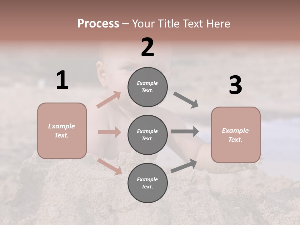 Ocean Beach Eat PowerPoint Template