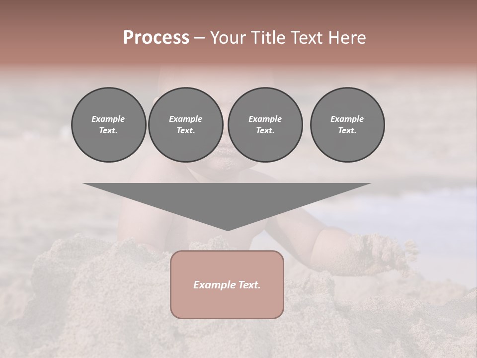 Ocean Beach Eat PowerPoint Template