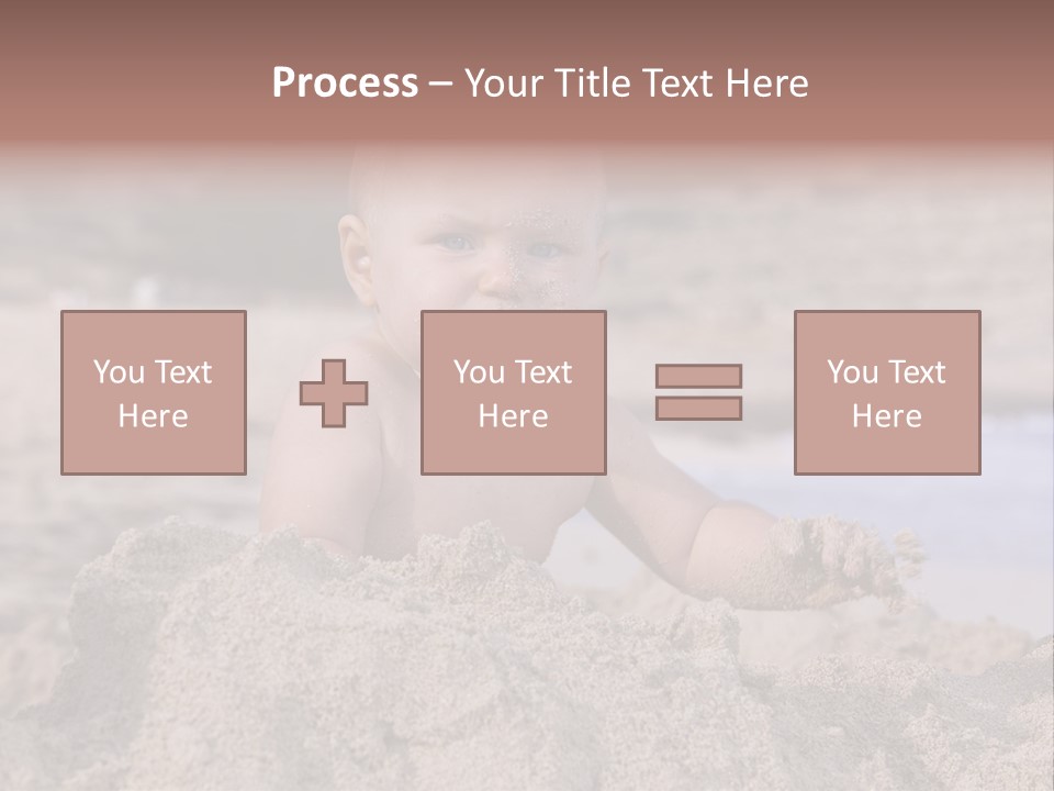 Ocean Beach Eat PowerPoint Template