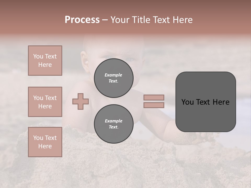 Ocean Beach Eat PowerPoint Template