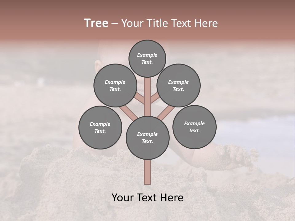 Ocean Beach Eat PowerPoint Template