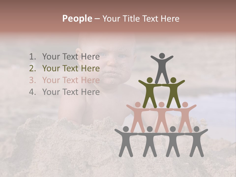 Ocean Beach Eat PowerPoint Template