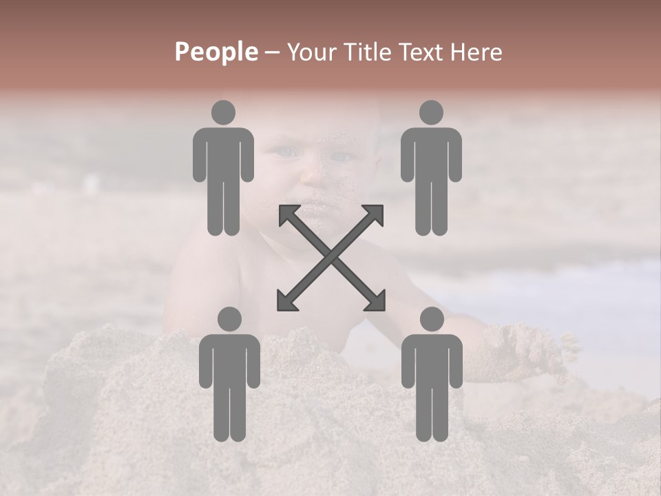 Ocean Beach Eat PowerPoint Template