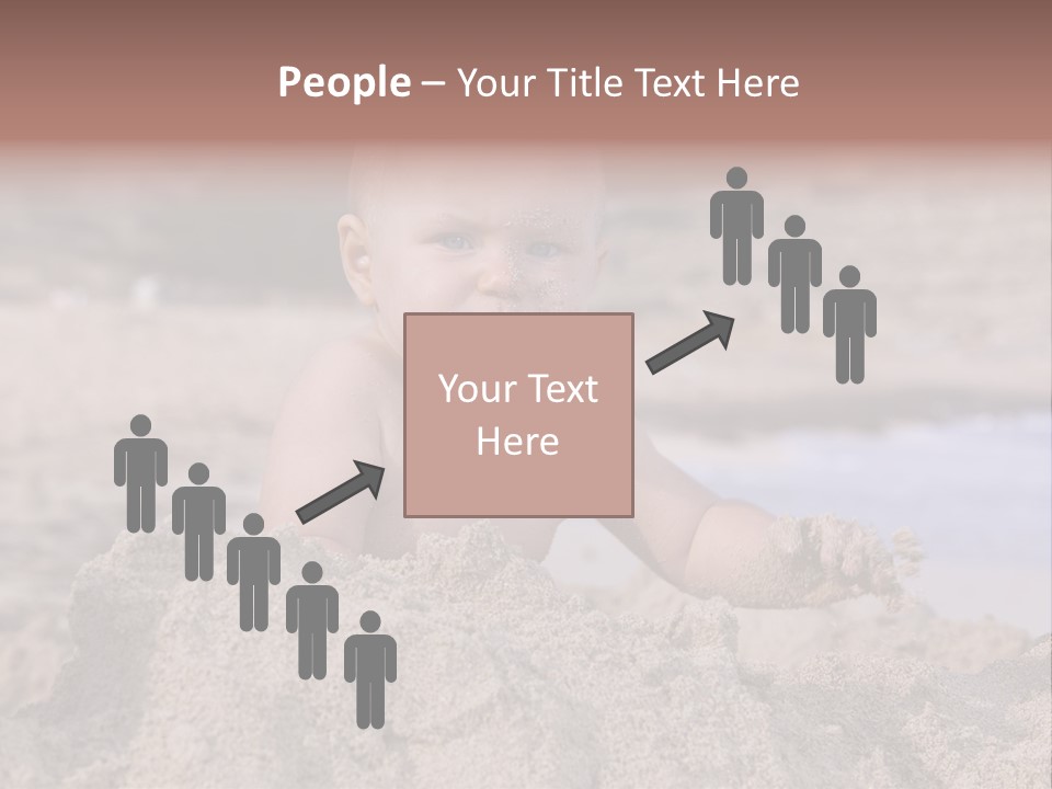 Ocean Beach Eat PowerPoint Template