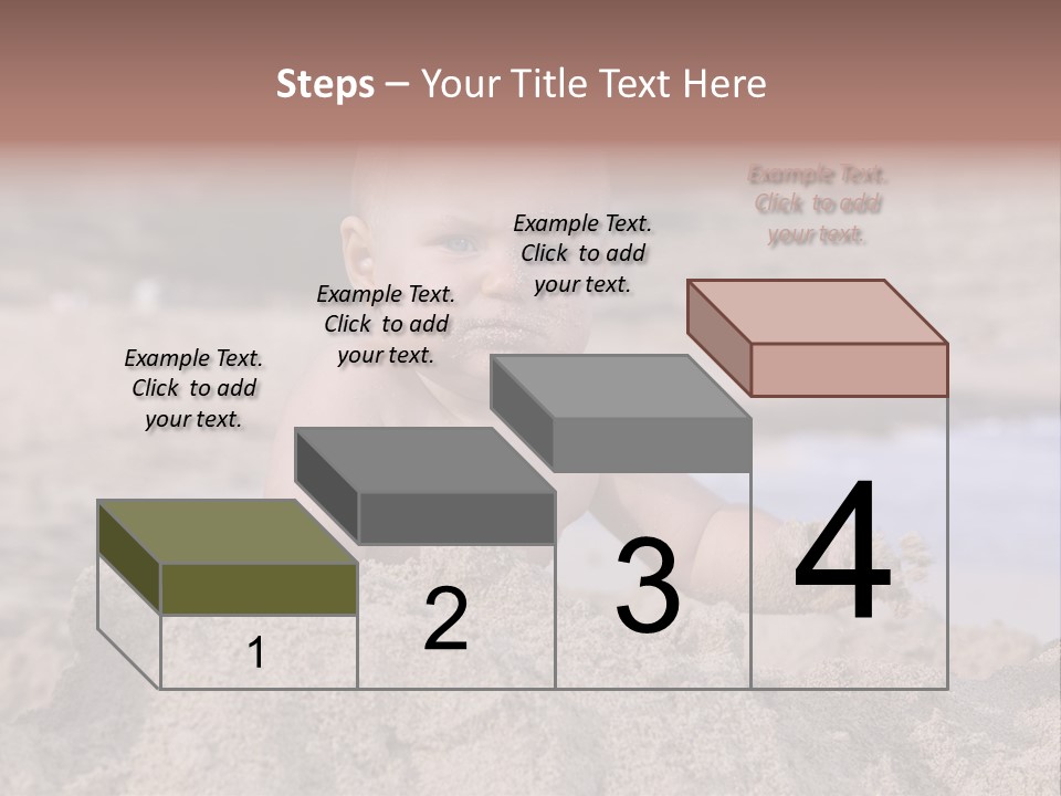 Ocean Beach Eat PowerPoint Template