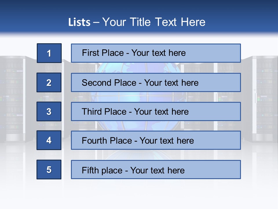 Service Equipment Storage PowerPoint Template