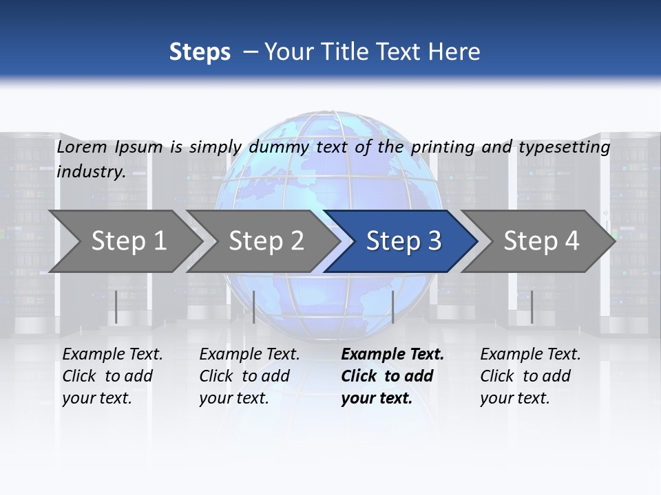 Service Equipment Storage PowerPoint Template