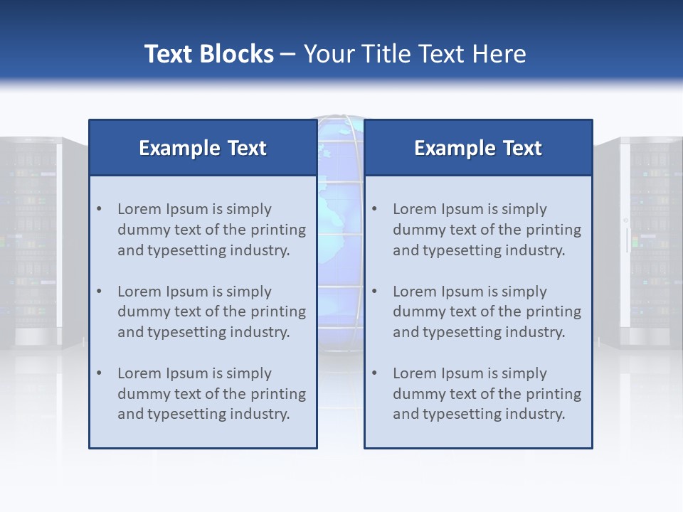 Service Equipment Storage PowerPoint Template
