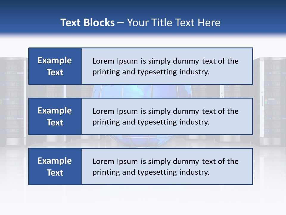 Service Equipment Storage PowerPoint Template
