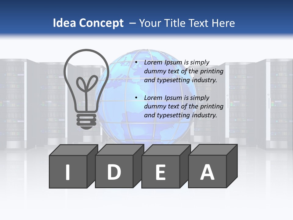 Service Equipment Storage PowerPoint Template