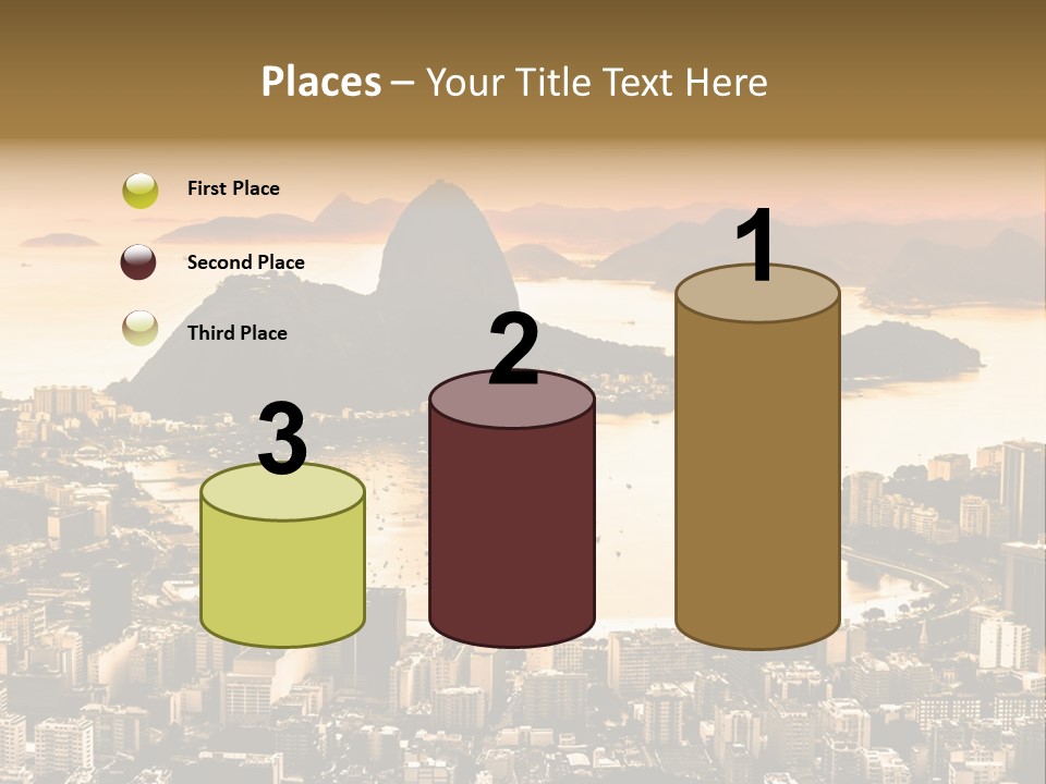 Summer Skyline Landmark PowerPoint Template