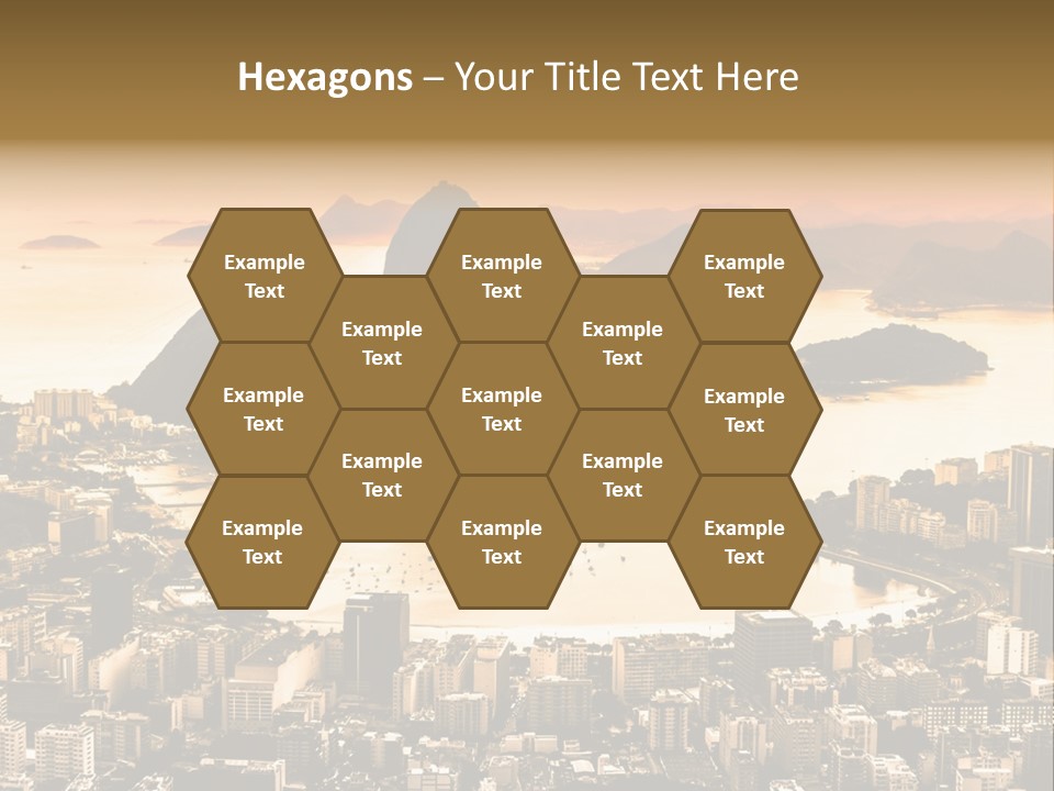 Summer Skyline Landmark PowerPoint Template