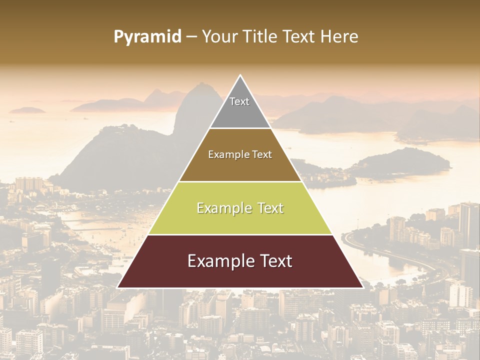 Summer Skyline Landmark PowerPoint Template