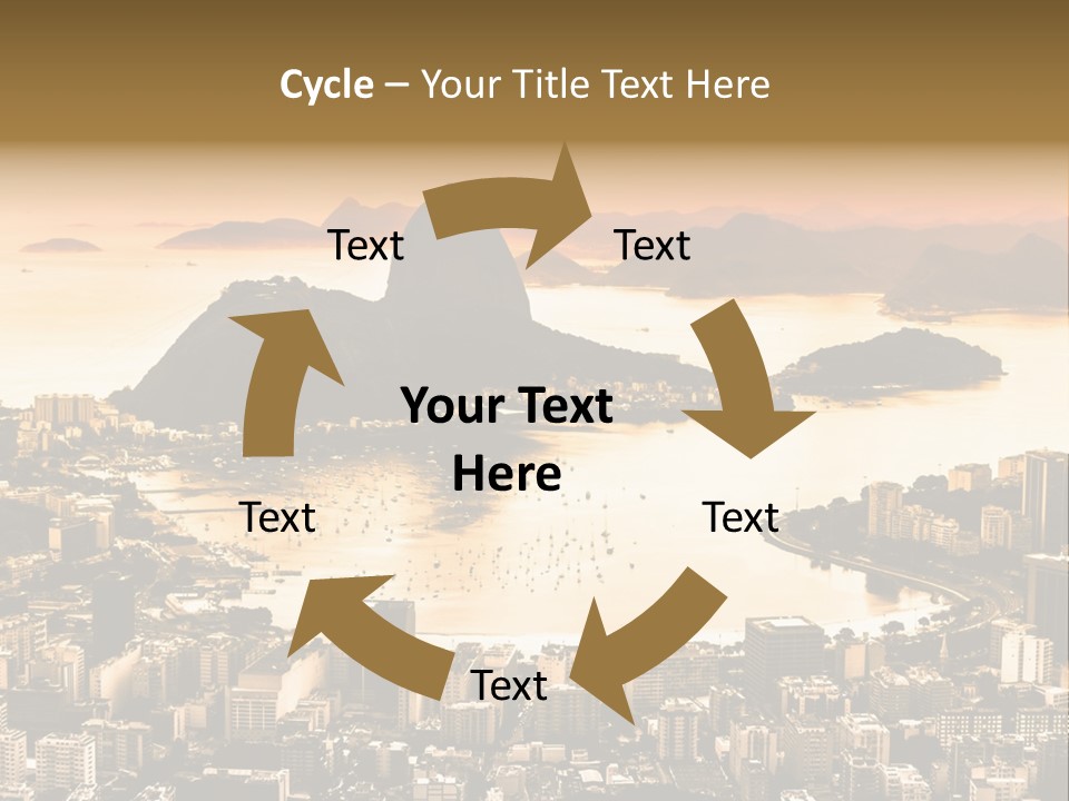 Summer Skyline Landmark PowerPoint Template