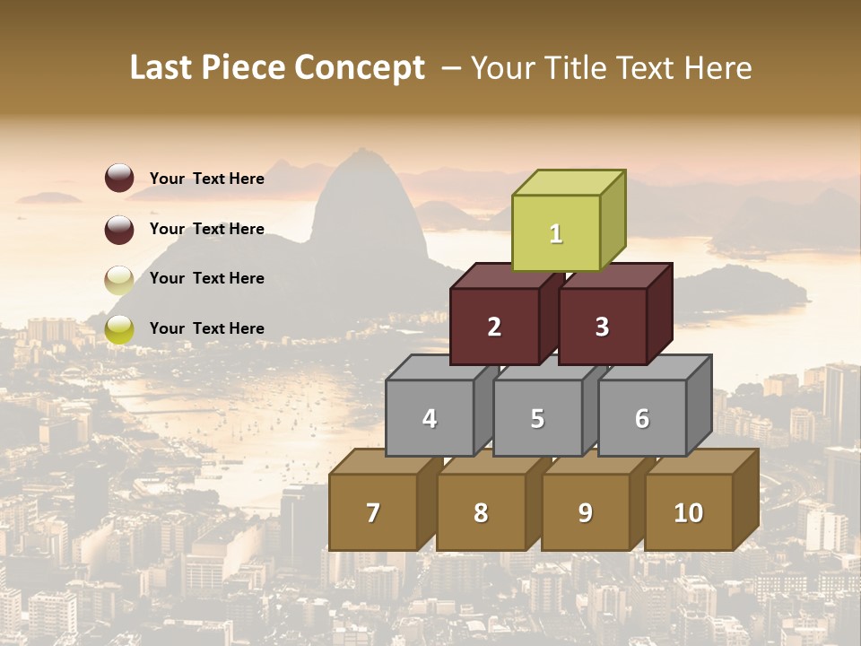 Summer Skyline Landmark PowerPoint Template