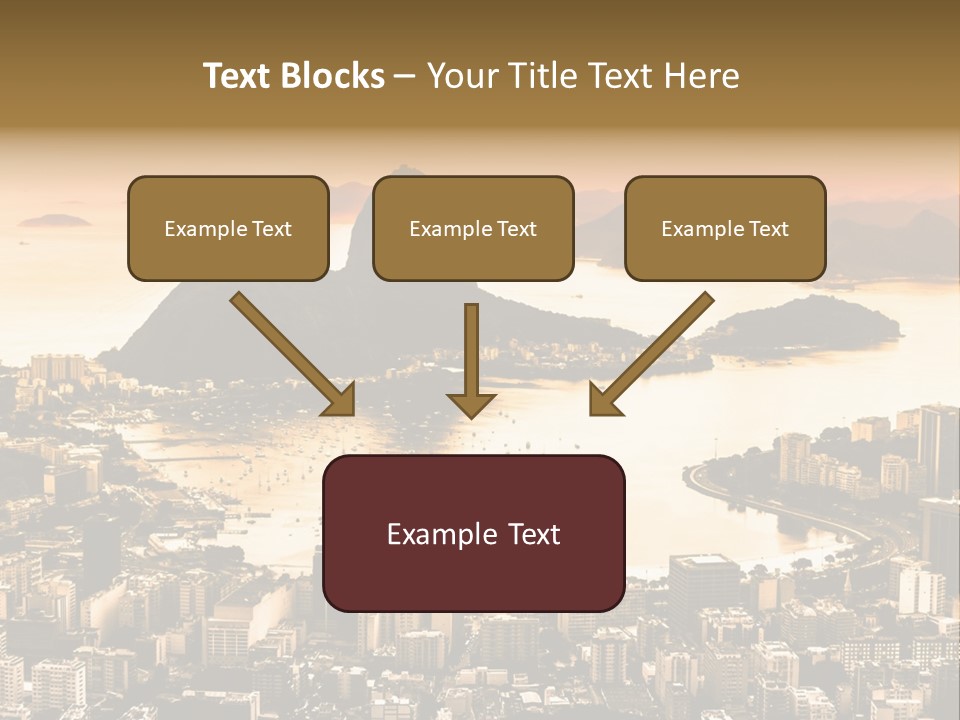 Summer Skyline Landmark PowerPoint Template