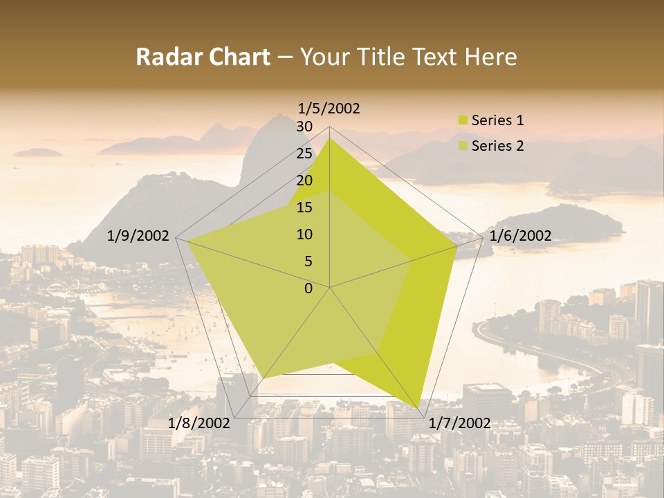 Summer Skyline Landmark PowerPoint Template