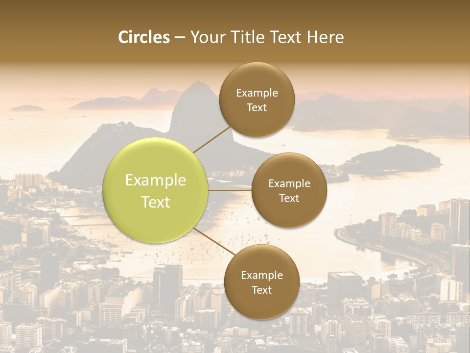 Summer Skyline Landmark PowerPoint Template