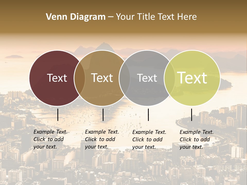 Summer Skyline Landmark PowerPoint Template