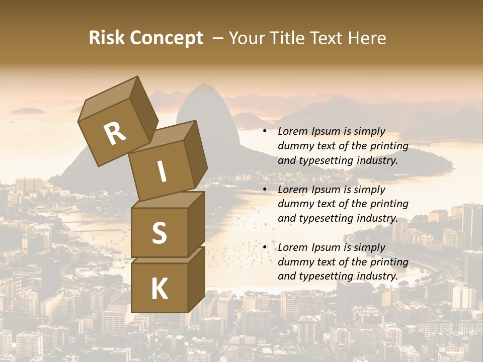 Summer Skyline Landmark PowerPoint Template