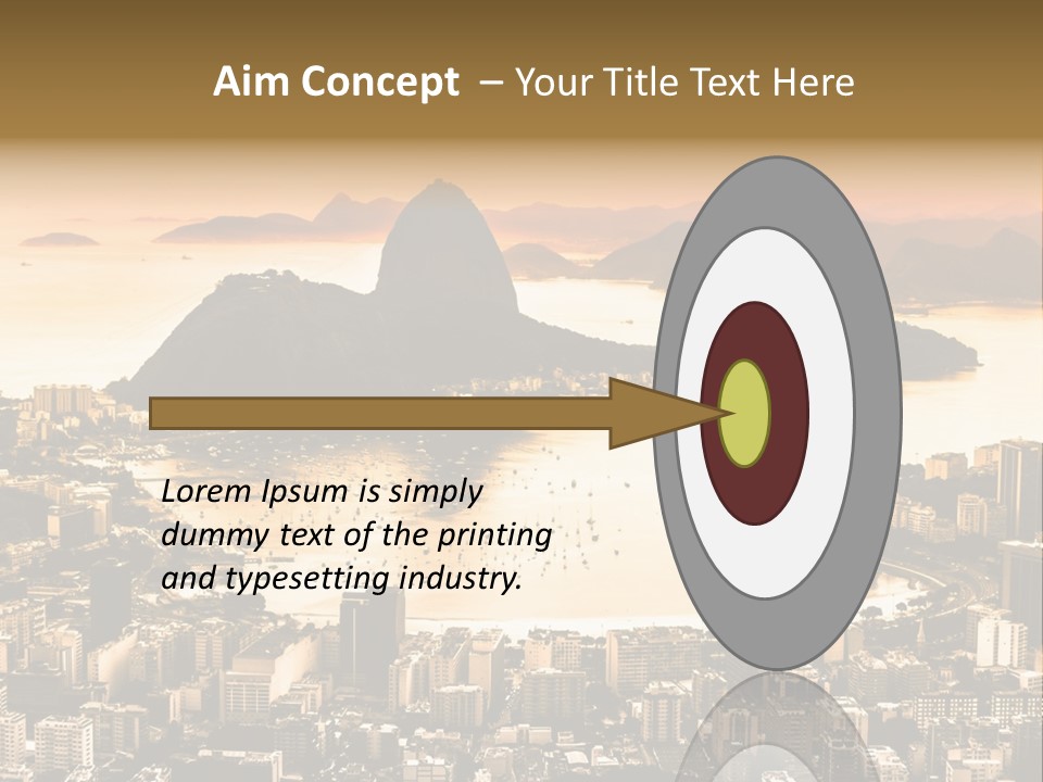 Summer Skyline Landmark PowerPoint Template